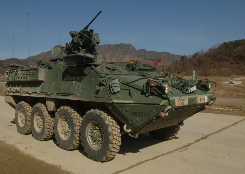 Stryker at a training exercise in Korea (Image: US Army)